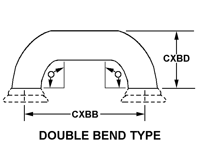 DOUBLE BEND TYPE style nsn 5985-01-407-5304