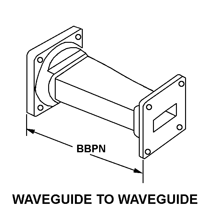 WAVEGUIDE TO WAVEGUIDE style nsn 5985-00-027-5503