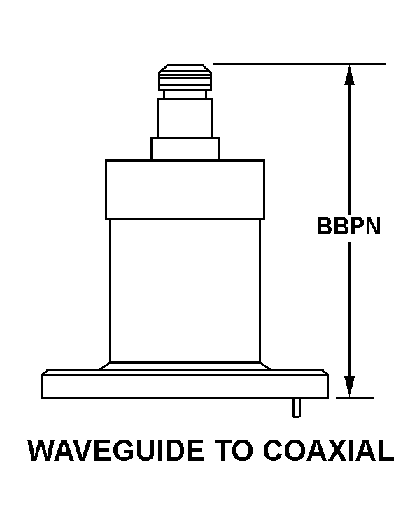 WAVEGUIDE TO COAXIAL style nsn 5985-00-191-1541