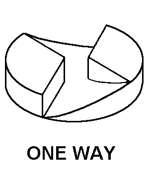 ONE WAY style nsn 5305-01-333-4687