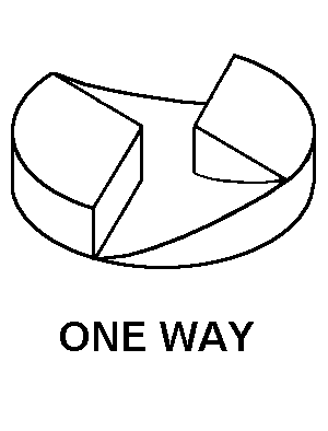 ONE WAY style nsn 5305-01-586-2111