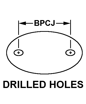 DRILLED HOLES style nsn 5305-01-116-4389