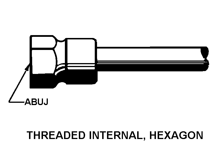 THREADED INTERNAL, HEXAGON style nsn 2530-00-359-0822