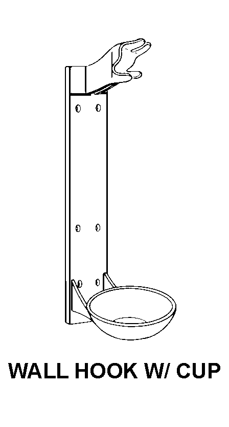 WALL HOOK W/ CLIP style nsn 4210-01-460-0342