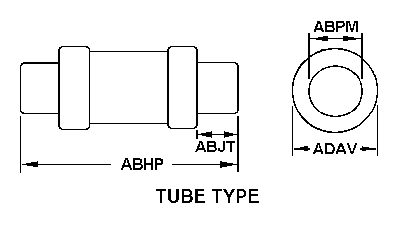 TUBE TYPE style nsn 5920-01-513-1985