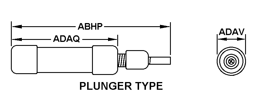 PLUNGER TYPE style nsn 5920-00-538-6205