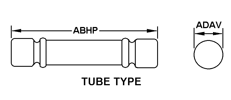 TUBE TYPE style nsn 5920-00-285-0477