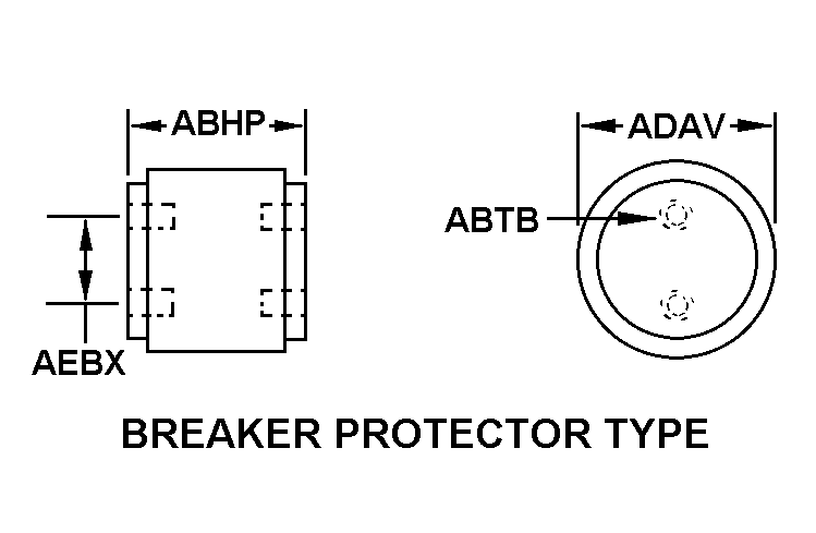 BREAKER PROTECTOR TYPE style nsn 5920-00-103-7642