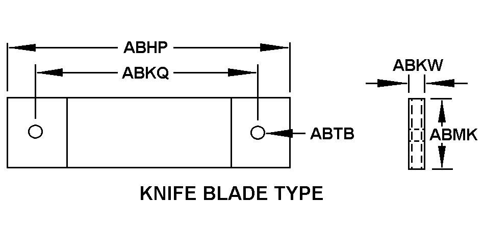 KNIFE BLADE TYPE style nsn 5920-01-622-3548