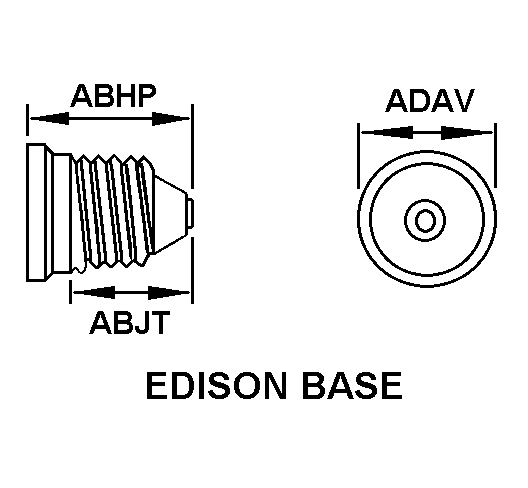 EDISON BASE style nsn 5920-00-240-4126