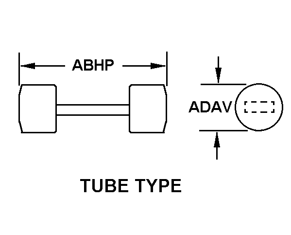 TUBE TYPE style nsn 5920-01-640-6278