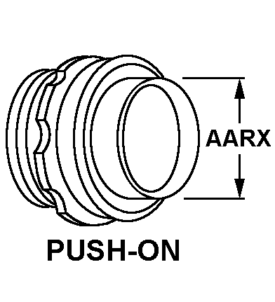 PUSH-ON style nsn 5975-01-644-1432