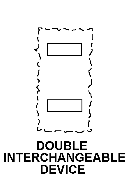 DOUBLE INTERCHANGEABLE DEVICE style nsn 5975-00-982-2724