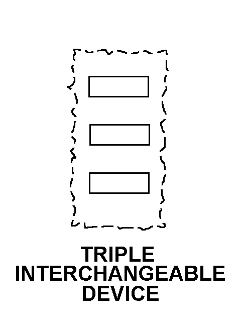 TRIPLE INTERCHANGEABLE DEVICE style nsn 5975-00-296-0031