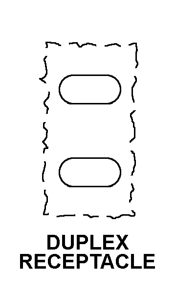 DUPLEX RECEPTACLE style nsn 5975-00-853-3974