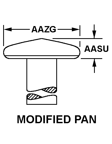 MODIFIED PAN style nsn 5320-01-633-6909