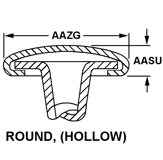 ROUND (HOLLOW) style nsn 5320-01-066-2069