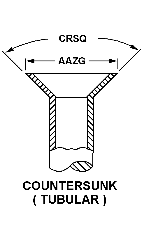 COUNTERSUNK (TUBULAR) style nsn 5320-01-488-2766