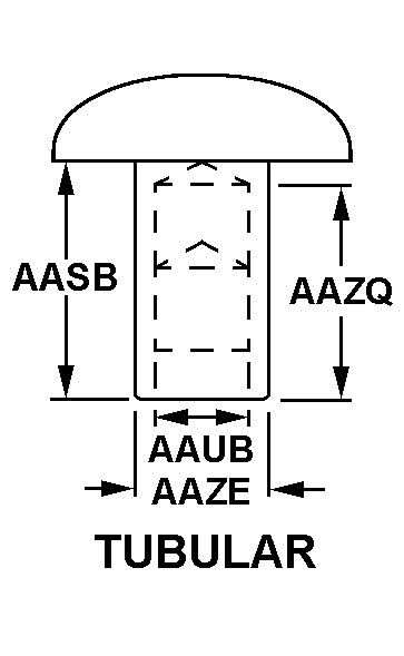 TUBULAR style nsn 5320-00-959-7191