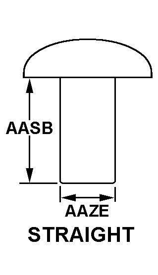 STRAIGHT style nsn 5320-01-625-9780
