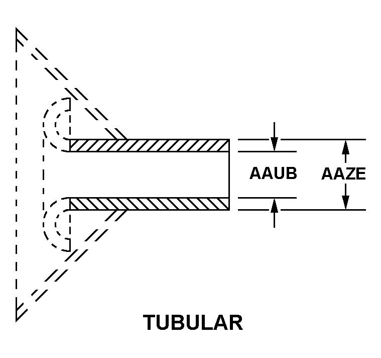 TUBULAR style nsn 5320-00-959-7191