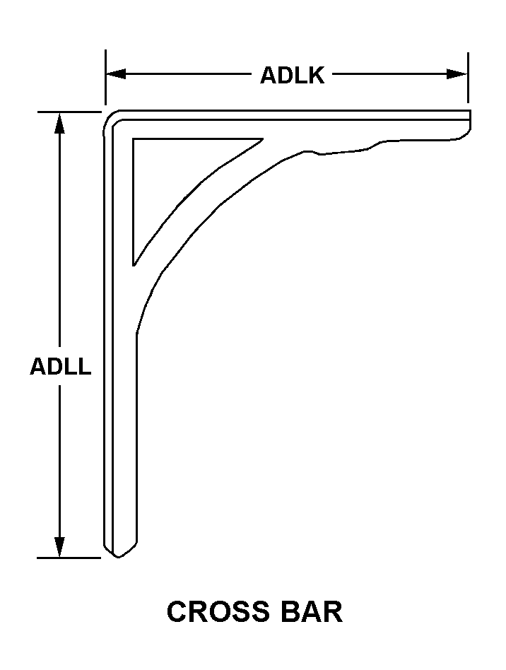 CROSS BAR style nsn 5340-01-215-9836