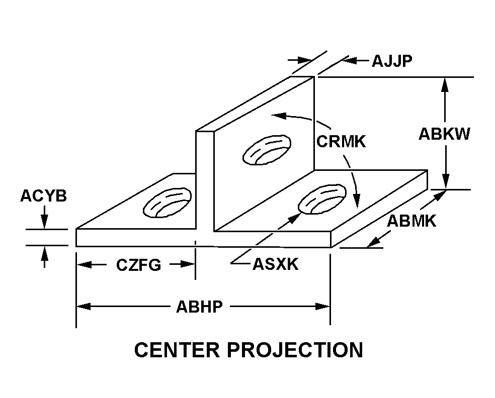 CENTER PROJECTION style nsn 5340-01-458-8757