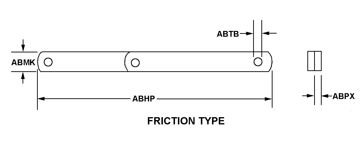 FRICTION TYPE style nsn 5340-01-022-0406