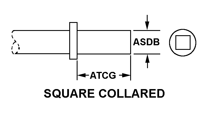 SQUARE COLLARED style nsn 3820-01-620-7460