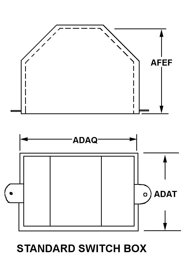 STANDARD SWITCH BOX style nsn 5975-01-619-1773