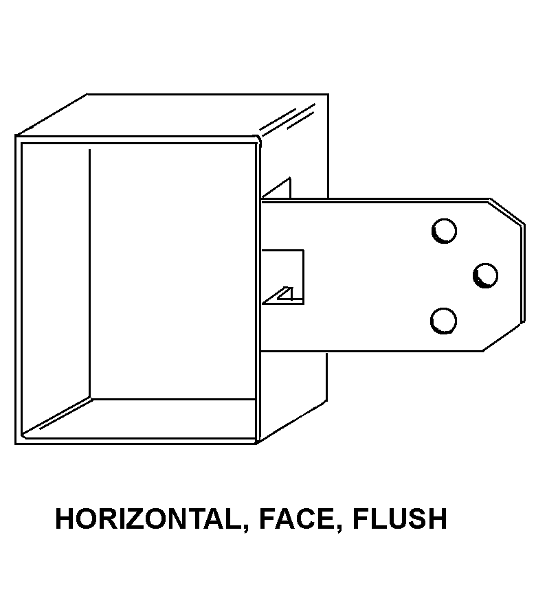 HORIZONTAL, FACE, FLUSH style nsn 5975-00-124-1327