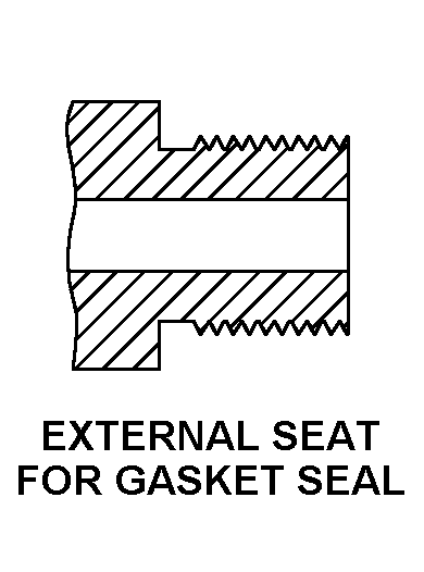 EXTERNAL SEAT FOR GASKET SEAL style nsn 1650-01-005-8825