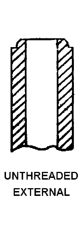 UNTHREADED EXTERNAL style nsn 4130-00-964-9158