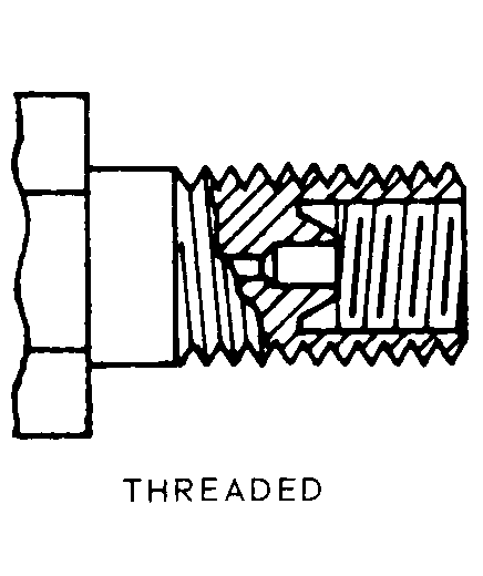 THREADED style nsn 4130-00-107-3370