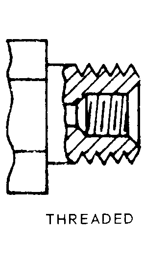 THREADED style nsn 4130-00-107-3370