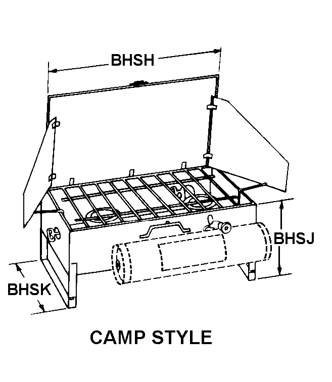 CAMP STYLE style nsn 7310-01-573-4174