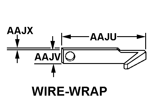 WIRE-WRAP style nsn 5940-01-245-2244