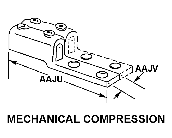 MECHANICAL COMPRESSION style nsn 5940-01-621-1010