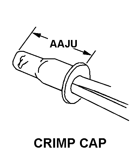 CRIMP CAP style nsn 5940-01-085-7748