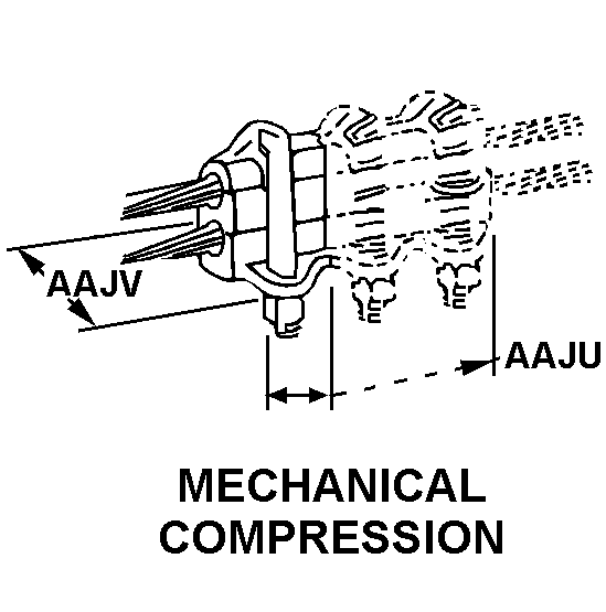 MECHANICAL COMPRESSION style nsn 5940-01-546-0280