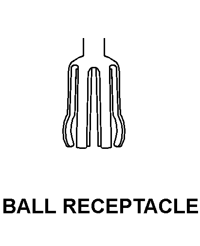 BALL RECEPTACLE style nsn 5940-01-470-7085