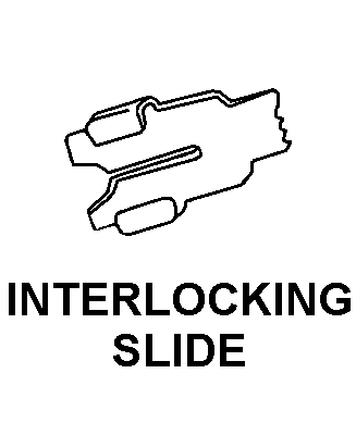 INTERLOCKING SLIDE style nsn 5940-01-376-1907