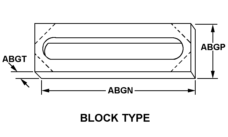 BLOCK TYPE style nsn 5940-00-238-8493