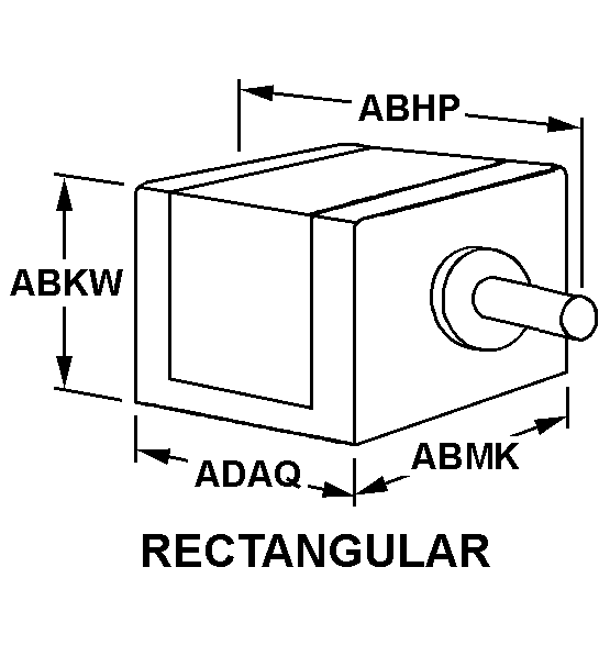 RECTANGULAR style nsn 5930-01-167-8904