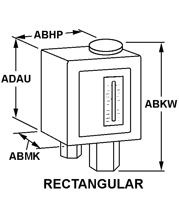 RECTANGULAR style nsn 5930-01-167-8904