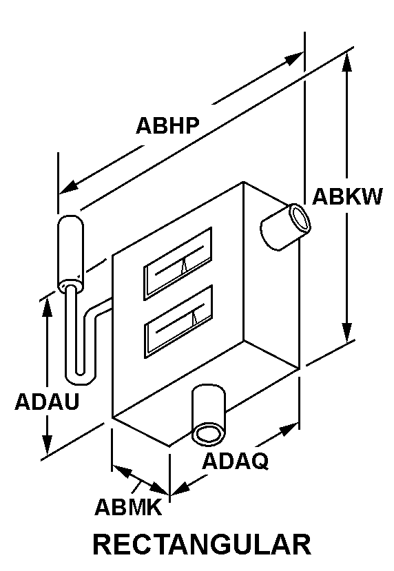 RECTANGULAR style nsn 5930-01-167-8904