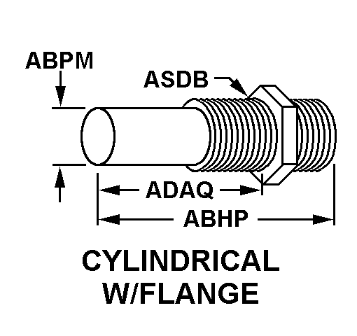 CYLINDRICAL W/FLANGE style nsn 5930-01-139-6338