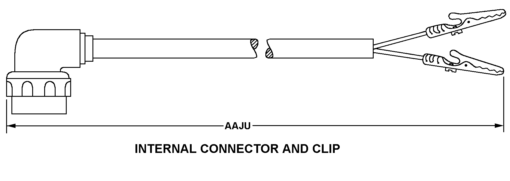 INTERNAL CONNECTOR AND CLIP style nsn 6150-01-054-0310