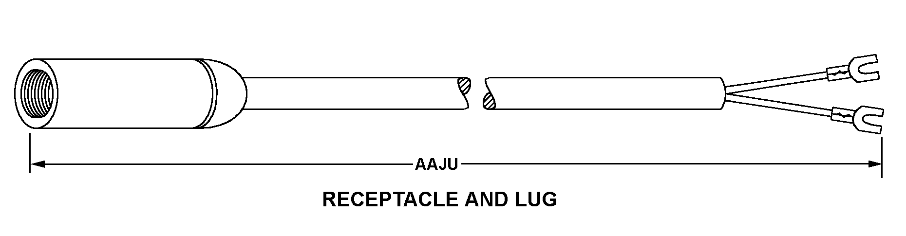 RECEPTACLE AND LUG style nsn 5995-01-057-9590