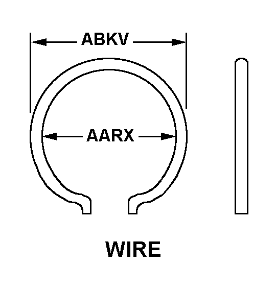 WIRE style nsn 5325-00-786-0102
